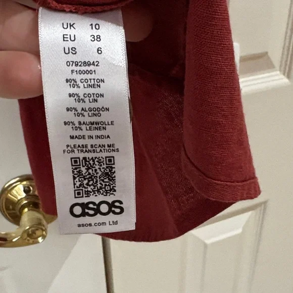 ASOS Rust Red Sleeveless Top - Picture 2 of 6